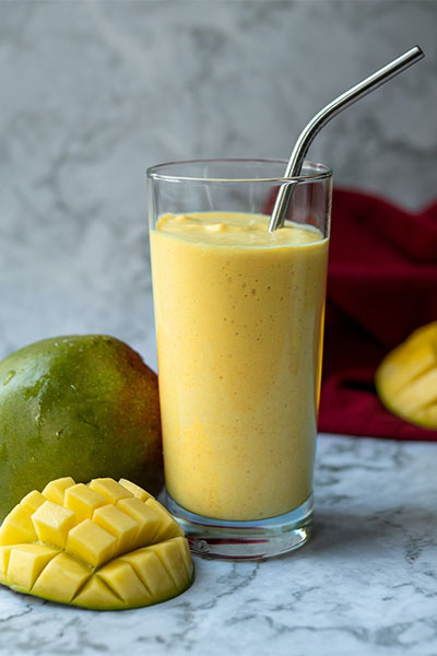 Milk tea à la mangue